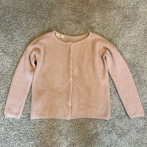 NWOT Sézane Gaspard Cardigan in Powder Pink Size Small